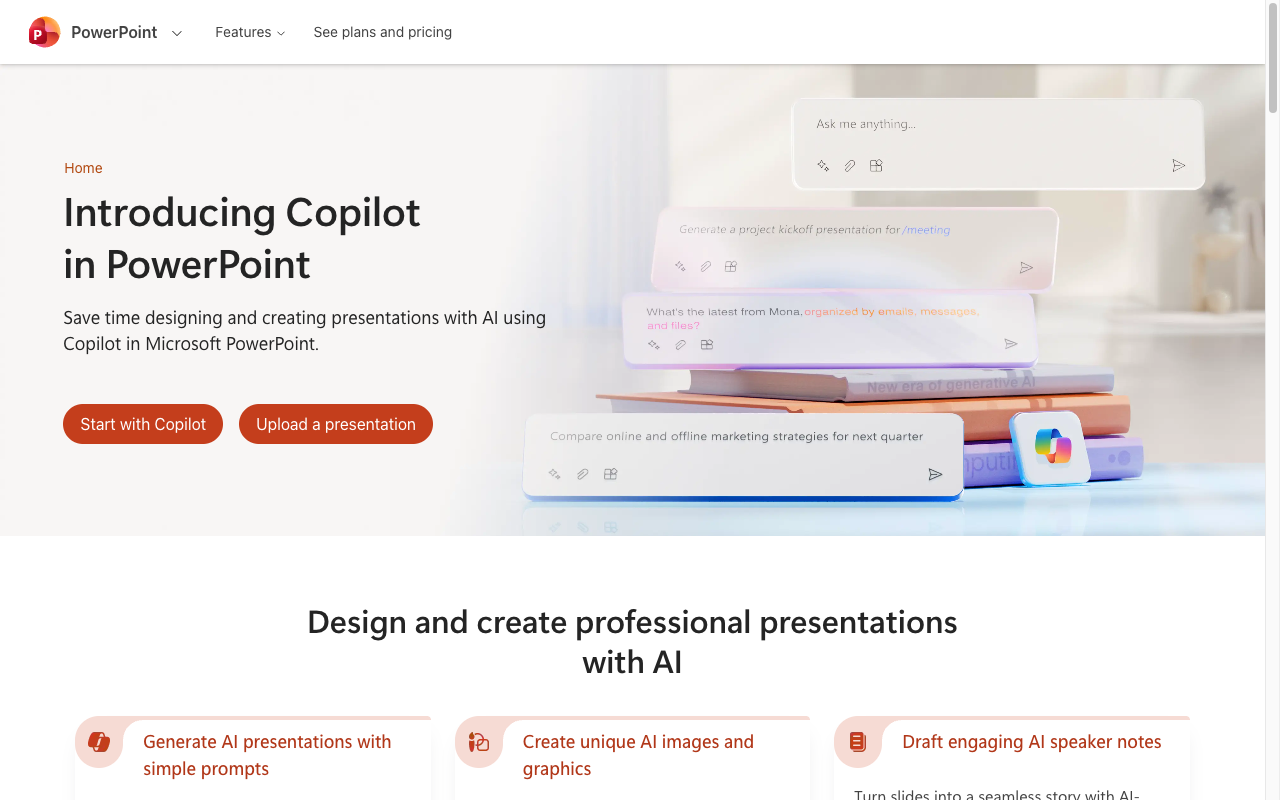 スクリーンショット - Copilot in PowerPoint