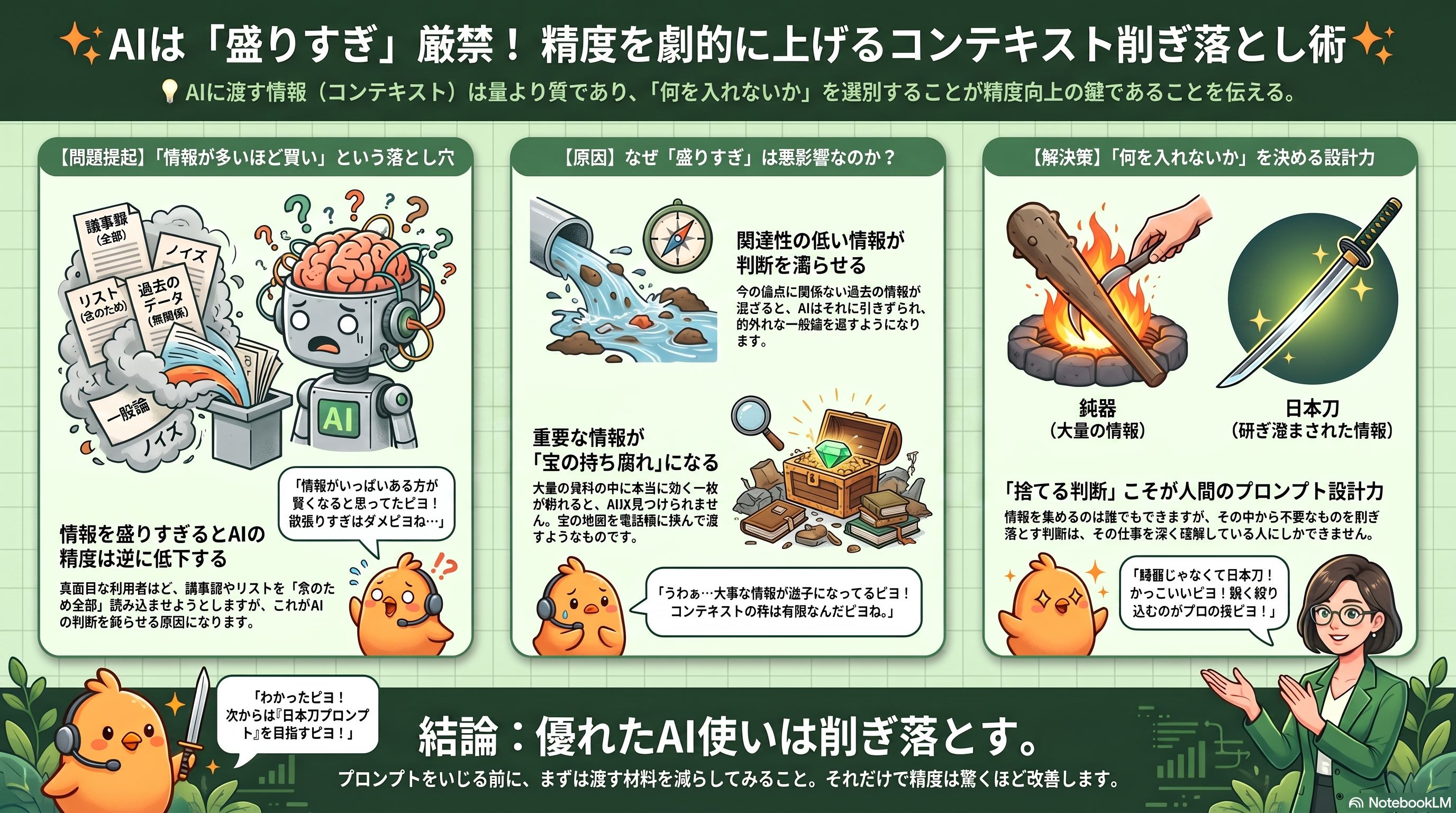 infographic - コンテキストは盛ればいいわけじゃない