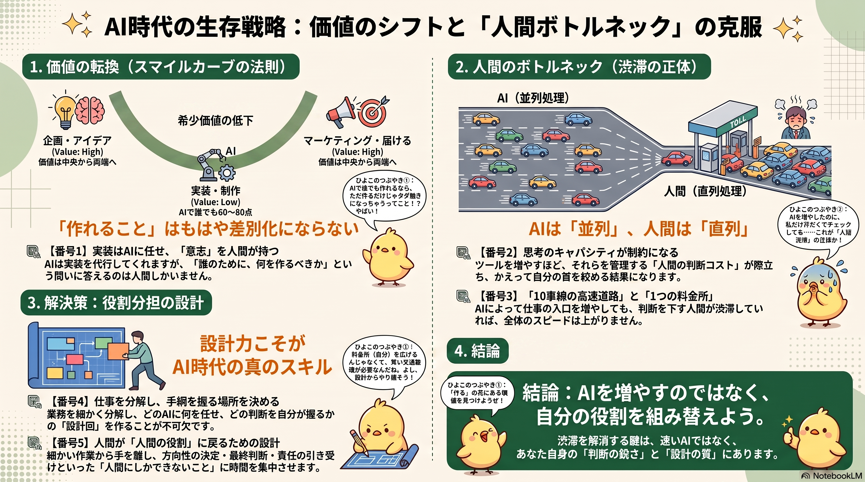 infographic - 誰でも作れる時代に価値はどこへ移るか