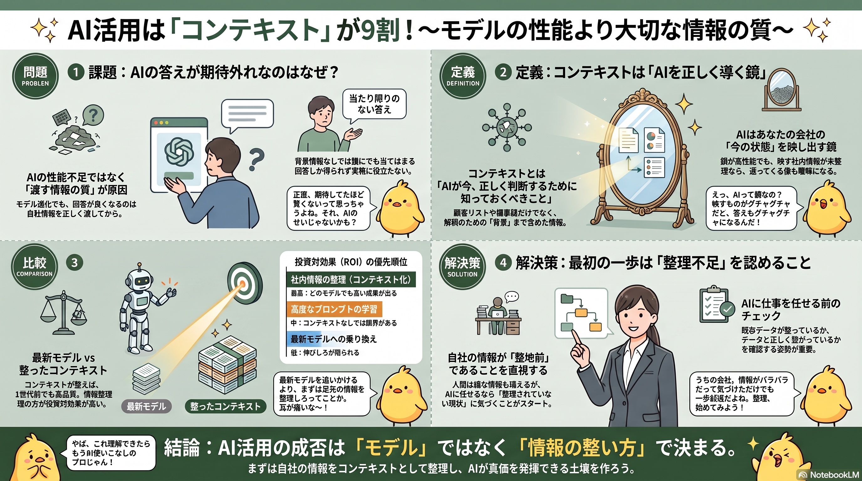 infographic - AIはコンテキストが9割