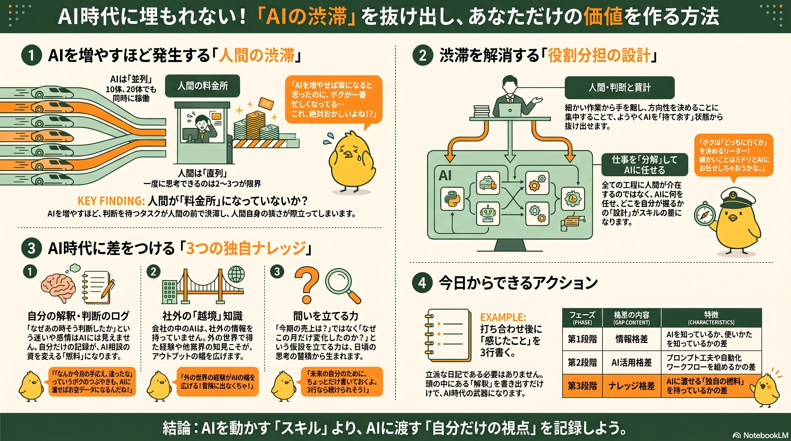 infographic - AI時代に差をつける唯一の方法